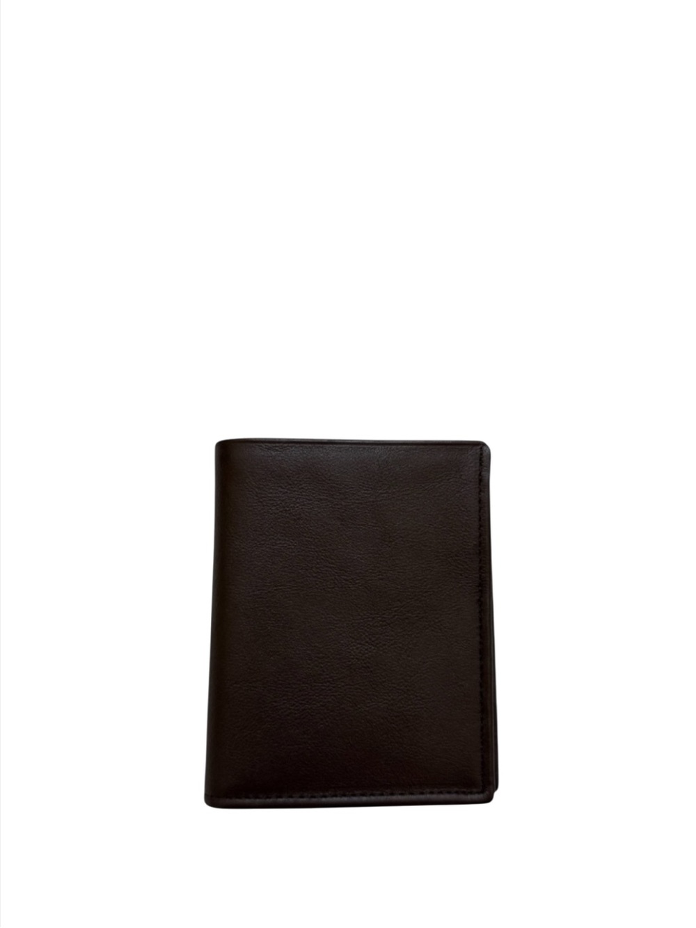 BUXTON - BROWN LEATHER COMPACT BIFOLD WALLET
